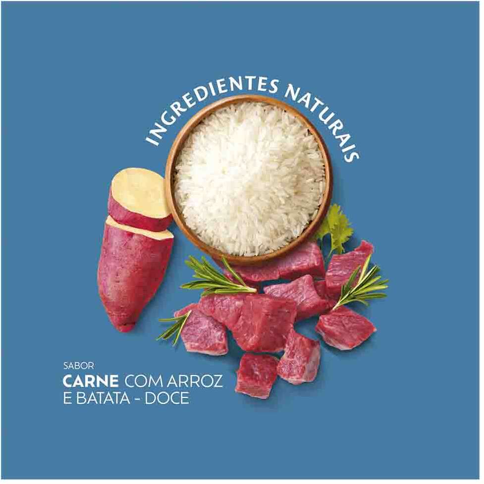 Ração Seca Quatree Select para Gatos Castrados Sabor Carne com Arroz e Batata Doce - 10,1Kg