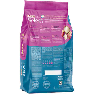 Ração Seca Quatree Select para Gatos Castrados Sabor Mix de Carne com Arroz e Batata Doce