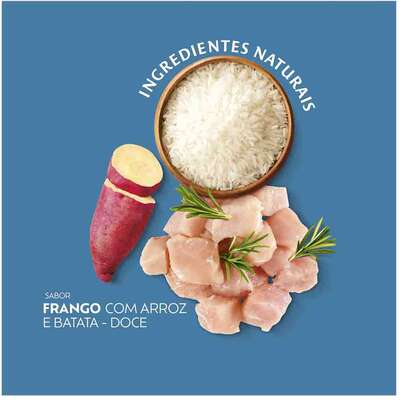 Ração Seca Quatree Select para Cães Adultos Sabor Frango com Arroz e Batata Doce