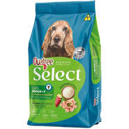 Ração Seca Quatree Select para Cães Sênio 7+ Raças Médias e Grandes Sabor Frango com arroz e Batata Doce - 15Kg