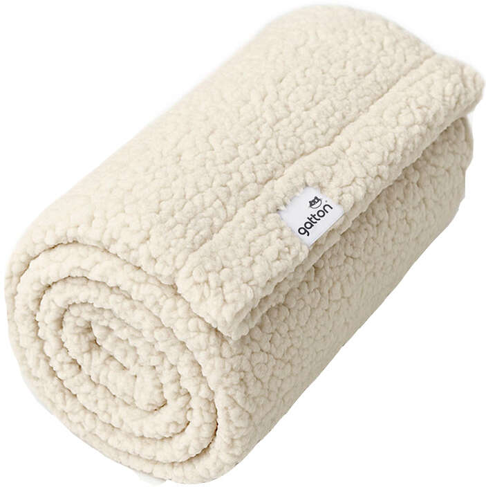 Manta Fofinha Gatton Carneirinho Extra Macia Creme para Cães e Gatos - Tam. Único