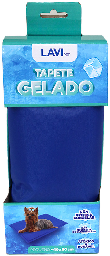 Tapete Gelado Lavipet Azul - Tam. P