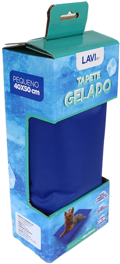 Tapete Gelado Lavipet Azul - Tam. P