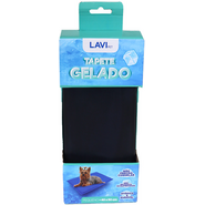 Tapete Gelado Lavipet Preto - Tam. P