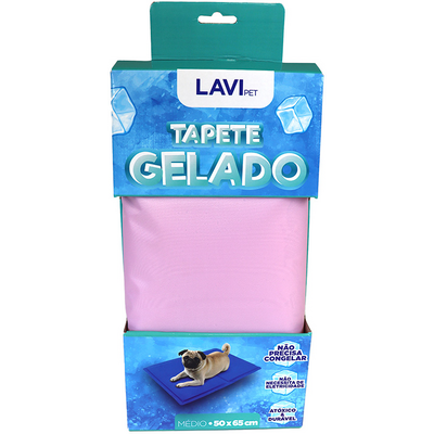 Tapete Gelado Lavipet Rosa