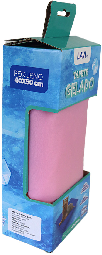 Tapete Gelado Lavipet Rosa - Tam. M