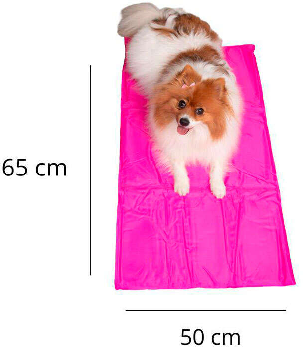 Tapete Gelado Lavipet Rosa - Tam. M