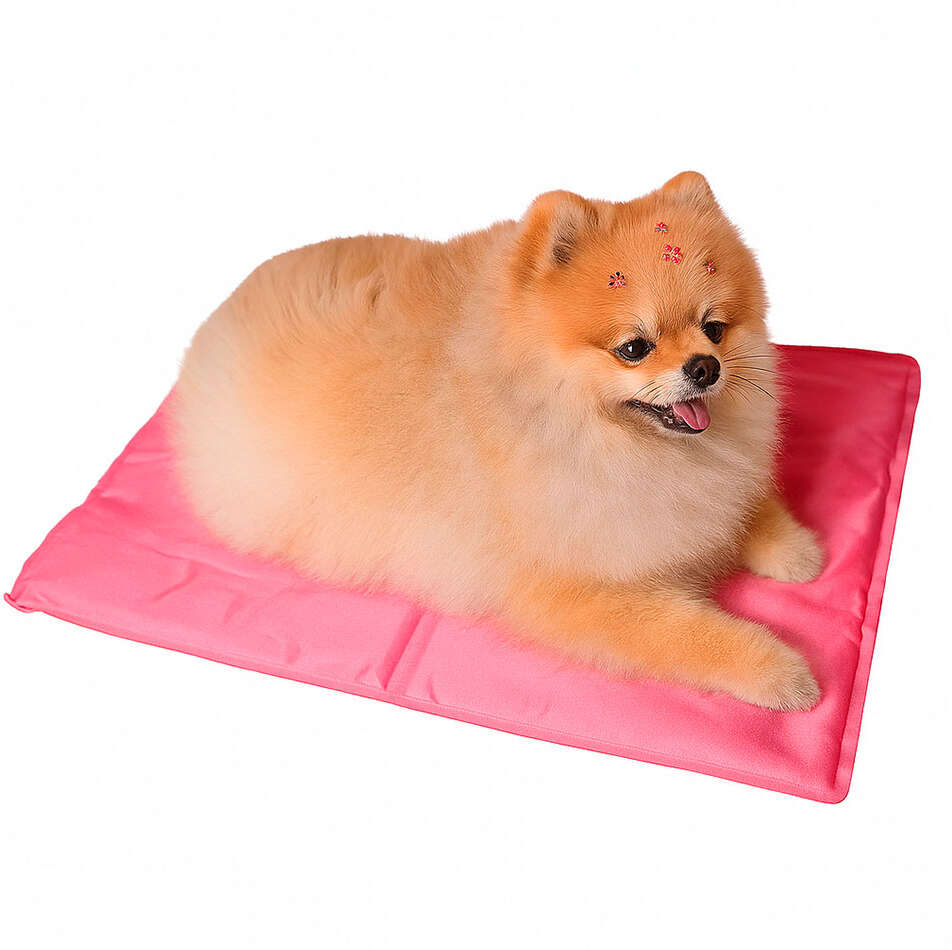 Tapete Gelado Lavipet Rosa - Tam. M
