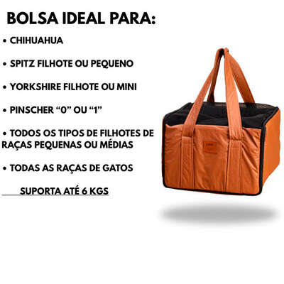 Bolsa de Transporte Lavipet Marrom