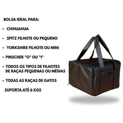 Bolsa de Transporte Lavipet Preta