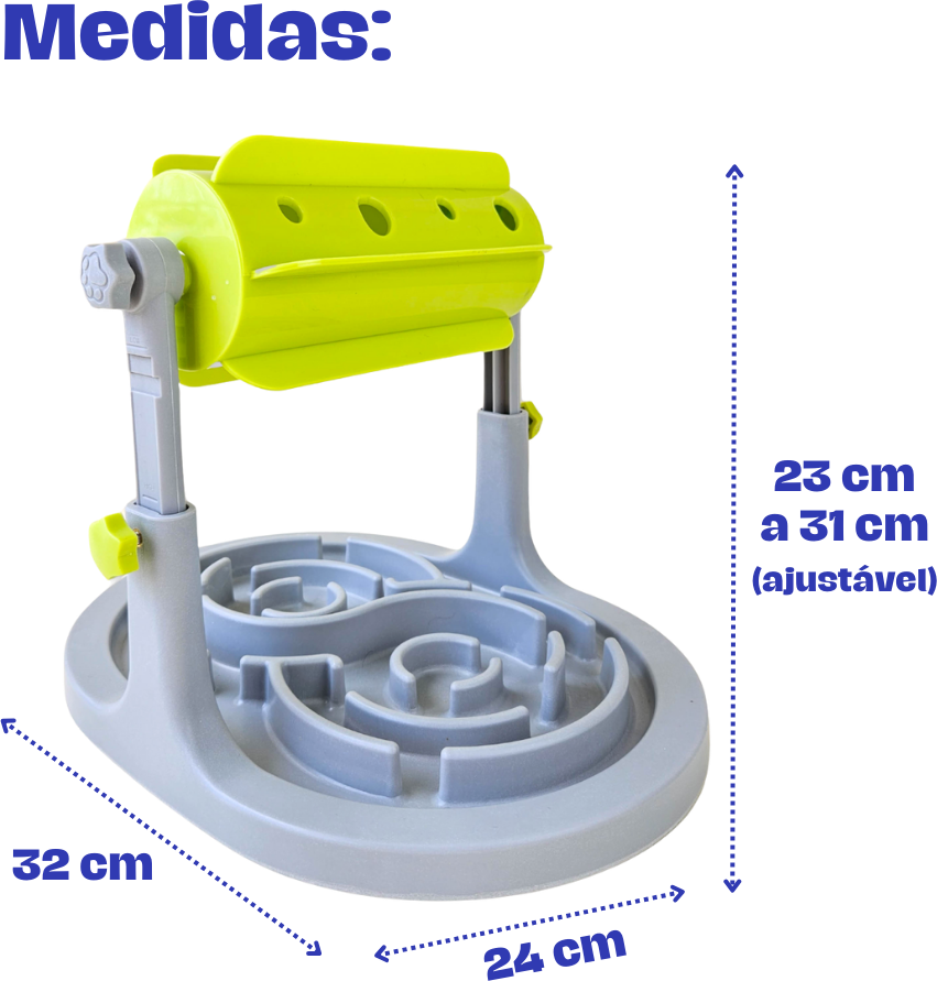 Brinquedo Interativo Ekatomb Fuzzie Recheável para Cães e Gatos - Tam. Único