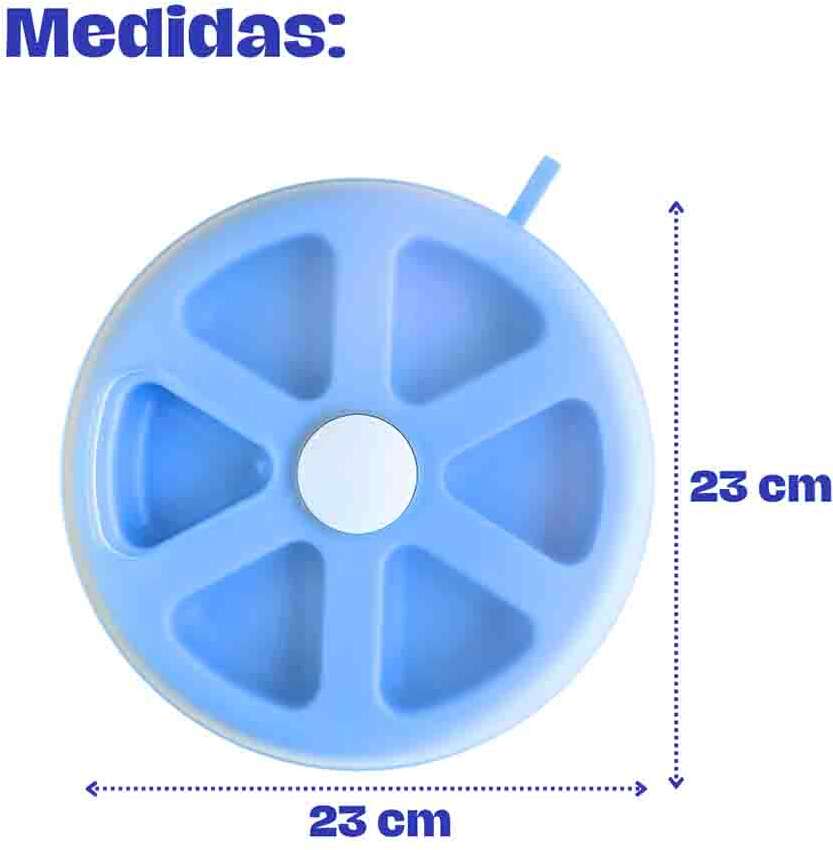 Brinquedo Interativo Carrossel Tabuleiro e Comedouro Lento Fuzzie Recheável - Tam. Único