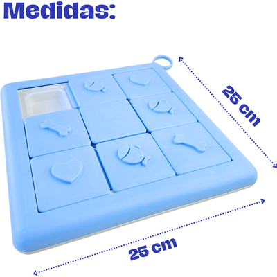 Brinquedo Interativo Tabuleiro Puzzle Fuzzie Recheável para Cães e Gatos