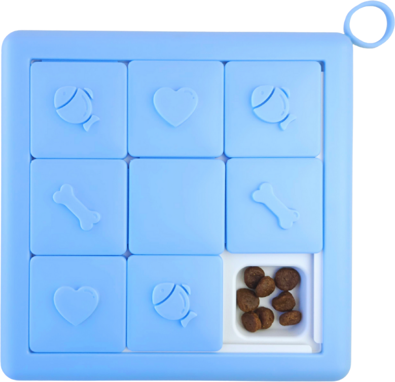 Brinquedo Interativo Tabuleiro Puzzle Fuzzie Recheável para Cães e Gatos - Tam. Único