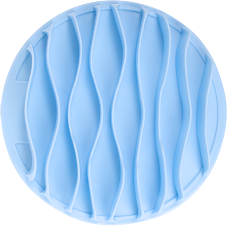 Brinquedo Interativo Marola Comedouro Lento Fuzzie Azul para Cães e Gatos - Tam. P