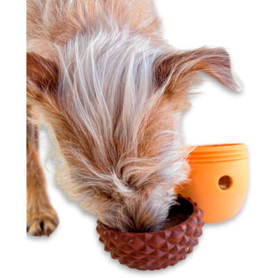 Brinquedo Interativo Nuts Fuzzie Dispenser e Recheável para Cães e Gatos