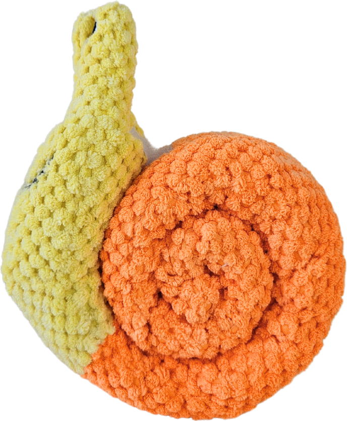 Brinquedo Interativo Senhora Caracol Fuzzie Recheáel para Cães - Tam. Único