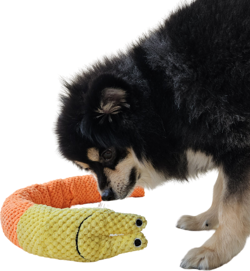 Brinquedo Interativo Senhora Caracol Fuzzie Recheáel para Cães - Tam. Único
