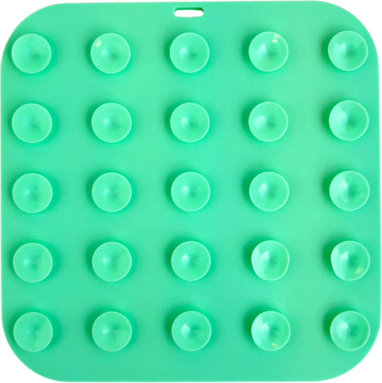 Brinquedo Interativo Tapete de Lamber Kit Fuzzie Verde para Cães e Gatos - Tam. Único