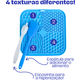 Brinquedo Interativo Tapete de Lamber Kit Fuzzie Azul para Cães e Gatos