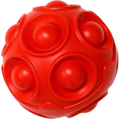 Brinquedo Super Bola Resistente Fuzzie Vermelha para Cães”