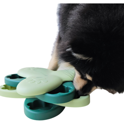 Brinquedo Interativo Tabuleiro Laby Fuzzie Verde para Cães”