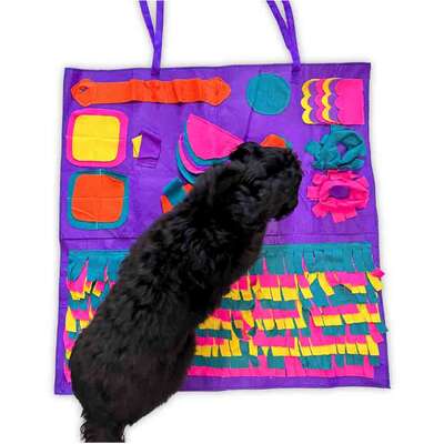 Brinquedo Interativo Tapete de Fuçar Fuzzie Recheável para Cães e Gatos