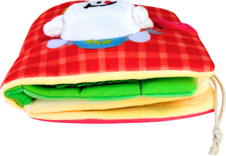 Brinquedo Interativo Lunch Box Book Fuzzie Recheável para Cães e Gatos - Tam. Único