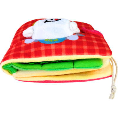 Brinquedo Interativo Lunch Box Book Fuzzie Recheável para Cães e Gatos