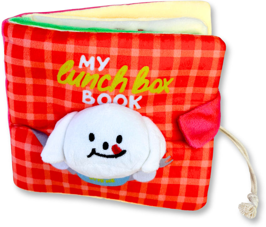 Brinquedo Interativo Lunch Box Book Fuzzie Recheável para Cães e Gatos - Tam. Único