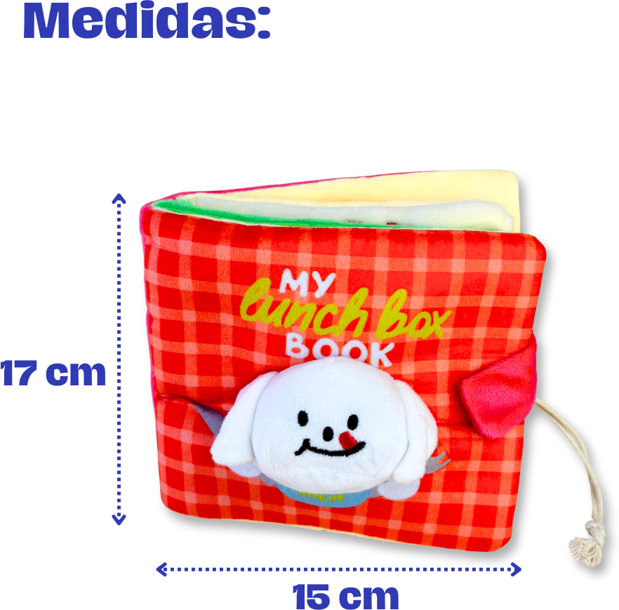 Brinquedo Interativo Lunch Box Book Fuzzie Recheável para Cães e Gatos - Tam. Único