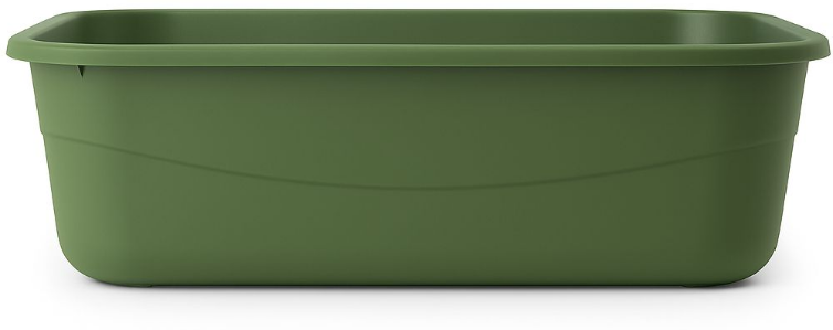 Caixa de Areia Meau Jumbo Verde para Gatos - Tam. Único