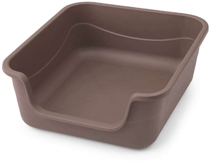 Caixa de Areia Meau Jumbo Marrom para Gatos - Tam. Único