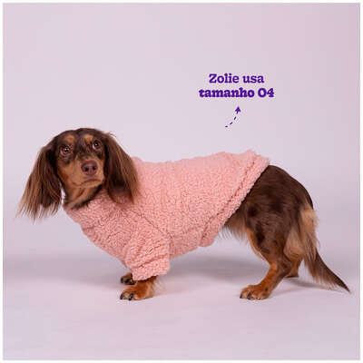 Moletom Meau Cacharrel Alpaca Rosa