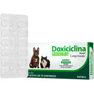 Antibiótico Vetnil Doxiciclina 50 mg para Cães e Gatos - 14 Comprimidos