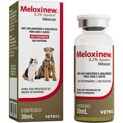 Anti-inflamatório e Analgésico Vetnil Meloxinew para Cães e Gatos”