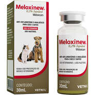 Anti-inflamatório e Analgésico Vetnil Meloxinew para Cães e Gatos - 30 mL