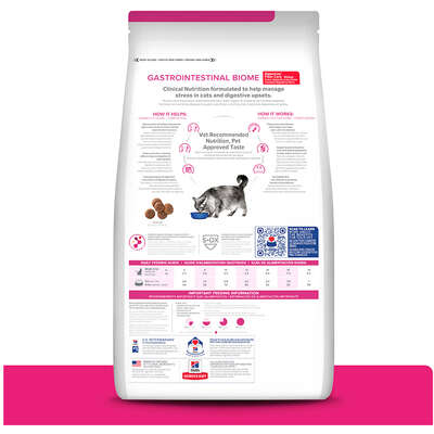Ração Seca Hill's Prescription Diet Gastrointestinal Biome para Gatos Adultos