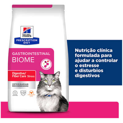 Ração Seca Hill's Prescription Diet Gastrointestinal Biome para Gatos Adultos