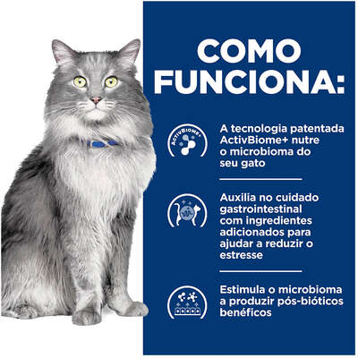 Ração Seca Hill's Prescription Diet Gastrointestinal Biome para Gatos Adultos