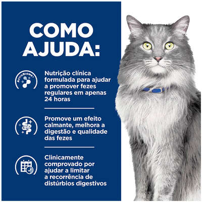Ração Seca Hill's Prescription Diet Gastrointestinal Biome para Gatos Adultos