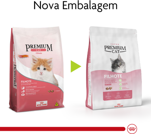 Ração Seca Royal Canin Premium Cat para Gatos Filhotes - 1Kg