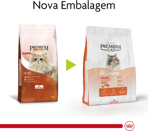 Ração Seca Royal Canin Premium Cat Beleza da Pelagem para Gatos Adultos - 10,1Kg