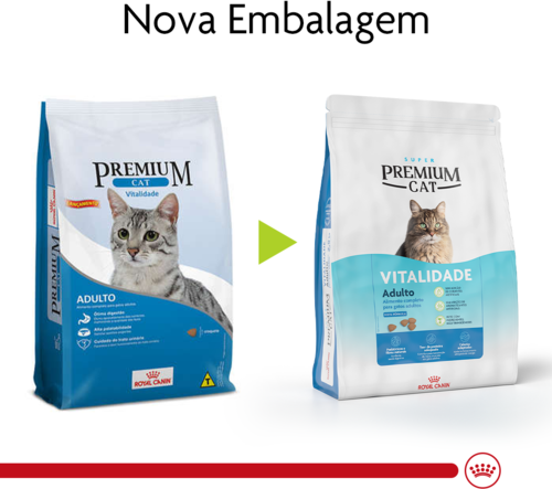 Ração Seca Royal Canin Premium Cat Vitalidade para Gatos Adultos -10,1Kg