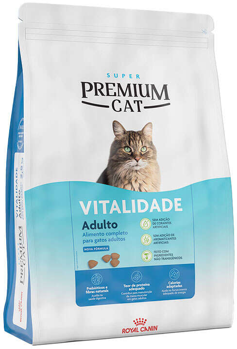 Ração Seca Royal Canin Premium Cat Vitalidade para Gatos Adultos -10,1Kg