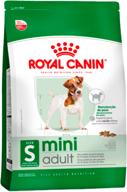 Ração Royal Canin Mini Adult para Cães Adultos de Raças Pequenas com 10 Meses ou mais - 7,5Kg