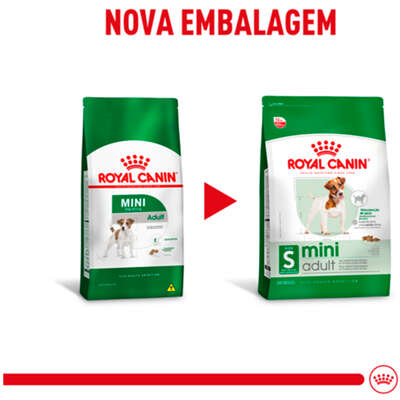 Ração Royal Canin Mini Adult para Cães Adultos de Raças Pequenas com 10 Meses ou mais de Idade