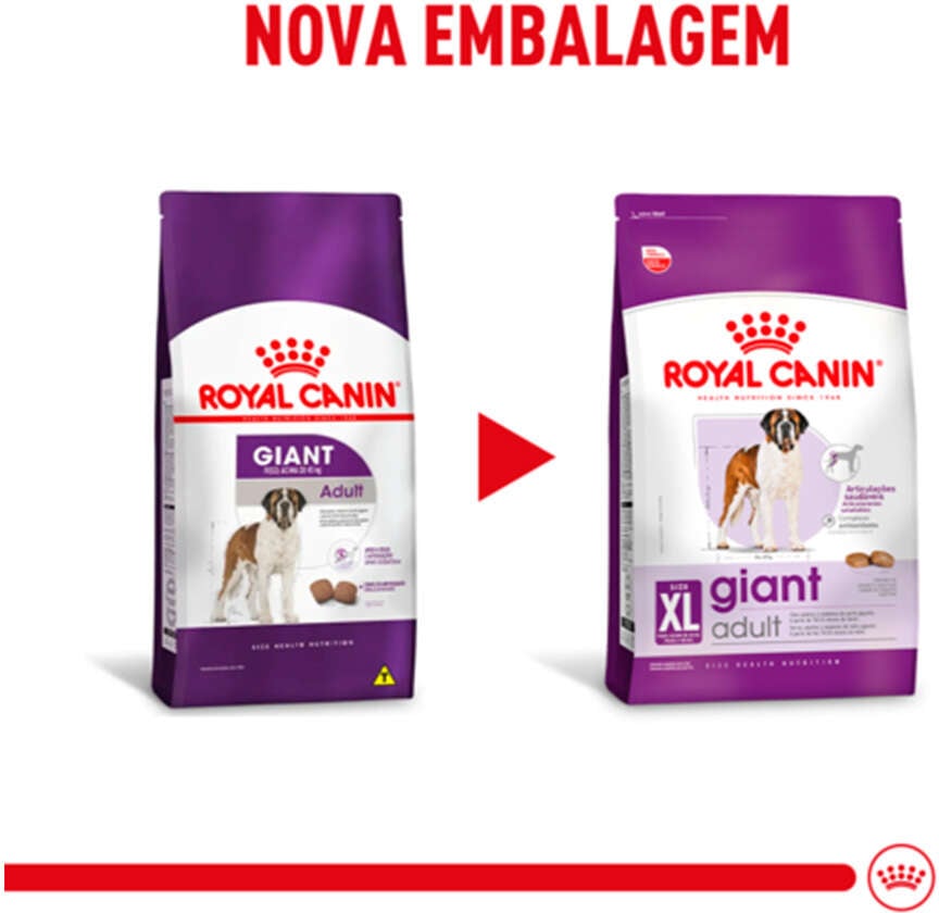 Ração Royal Canin Giant para Cães Gigantes Adultos ou Idosos - 12 KG