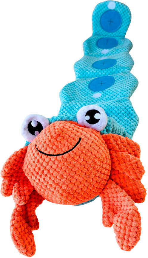 Brinquedo Interativo Zeca o Carangueijo Fuzzie para Cães - Tam. Único