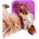 Brinquedo Interativo Tapete de Lamber Kit Fuzzie Roxo para Cães e Gatos